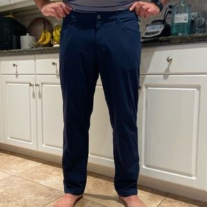 True Blue Lululemon Classic ABC Pants